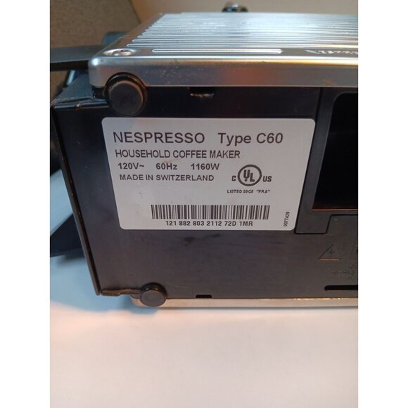 Breville Nespresso Pixie Pod Coffee Maker Machine ~Model BEC420~Swiss Made~ - Picture 7 of 9